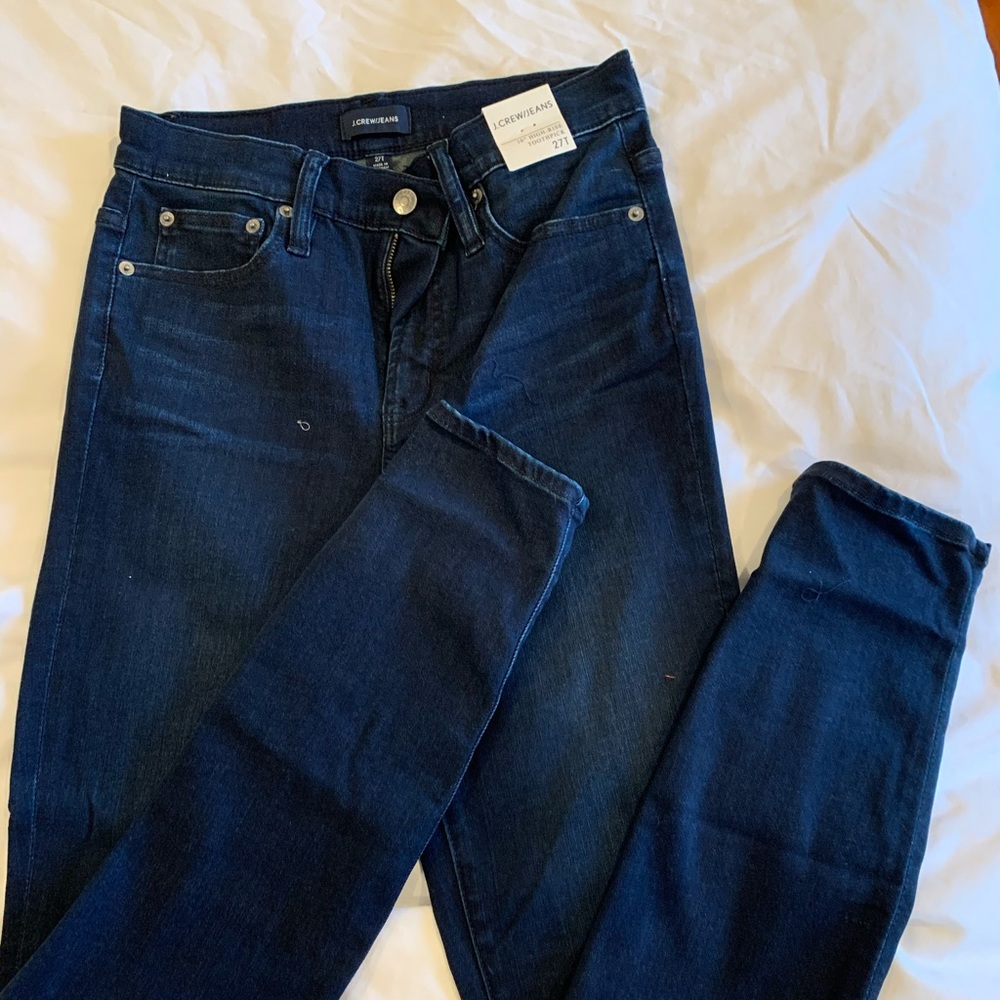 JCrew 10” High Rise Toothpick 27T NWT